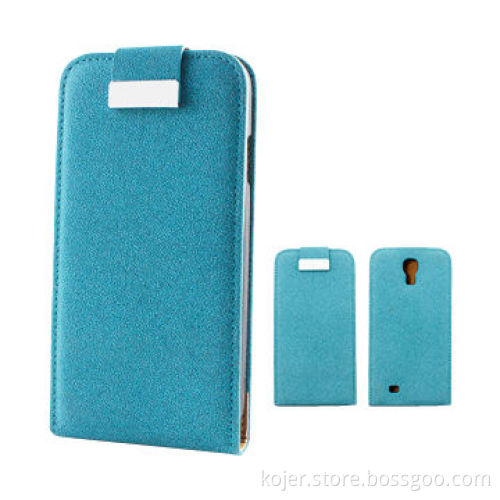 Leather Flip Smartphone Cases for Samsung Galaxy S4/i9500, with Plastic Shell Inside